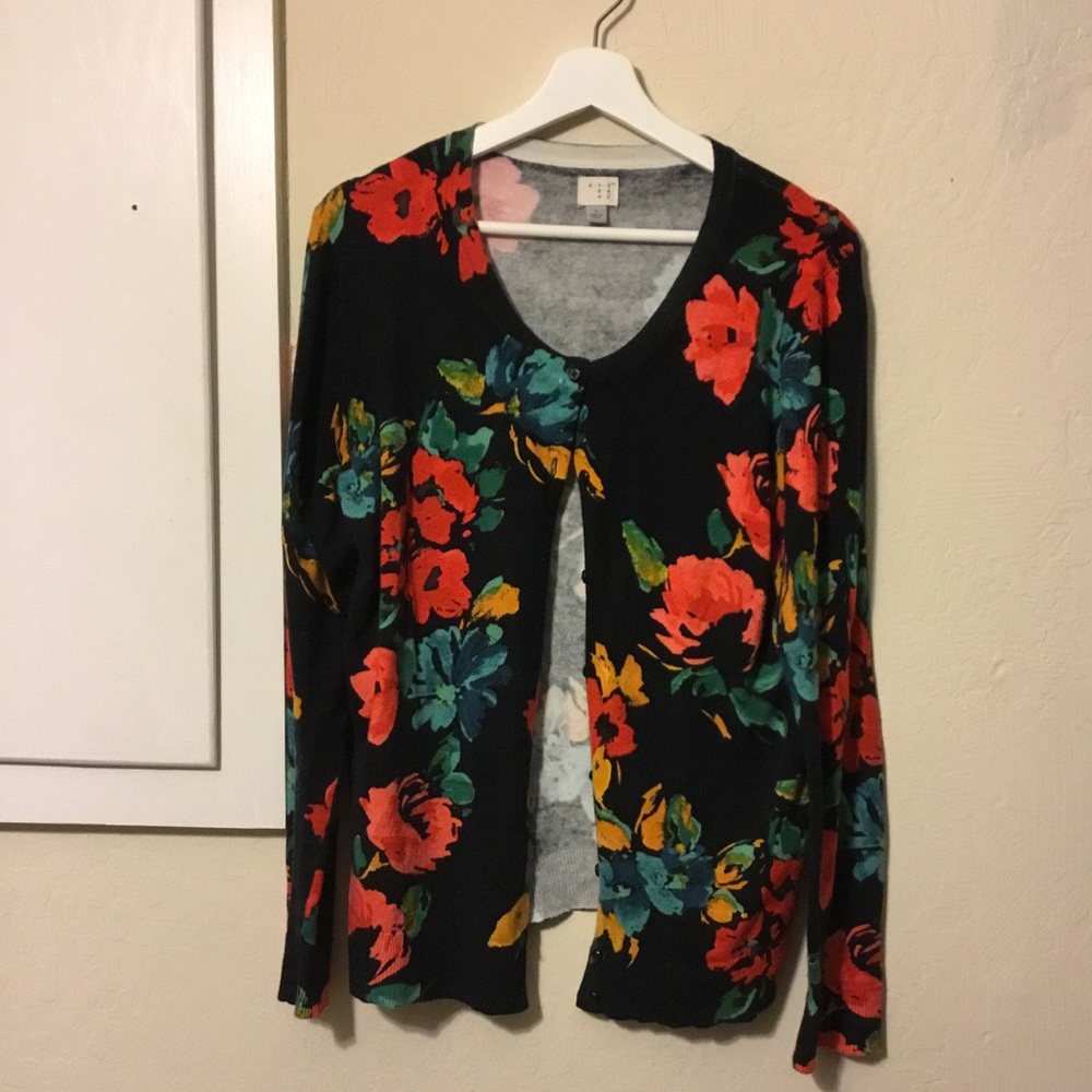 Floral cardigan